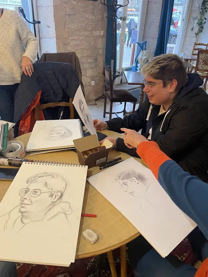 Atelier portraits gratuits au Moulin à Paroles à Langres - photo 8