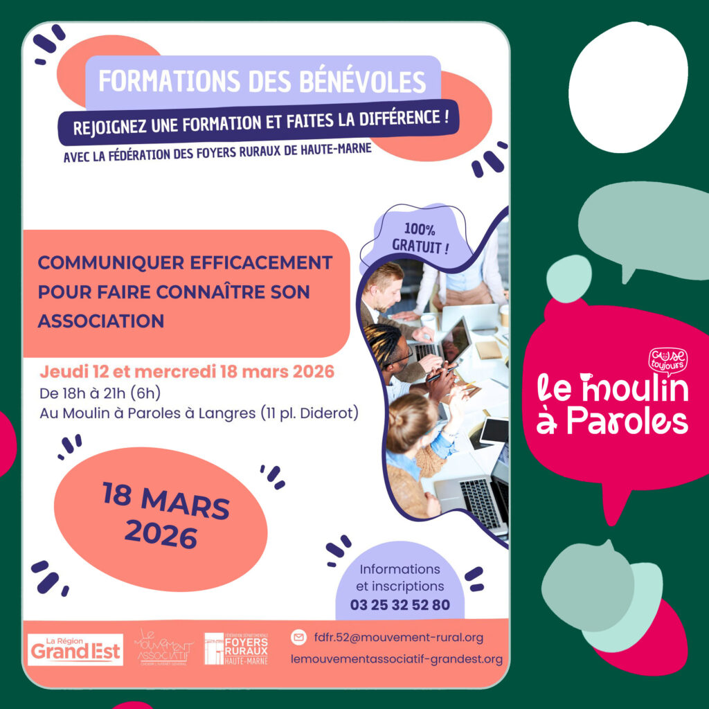 Formation à Cause Toujours, Langres en Haute-Marne avec les Foyers Ruraux communiquer_efficacement_efficacement_pour-faire-connaître_son_association_langres_cause_toujours_le_18