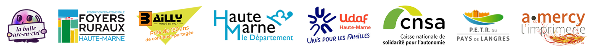 Logos des partenaires
